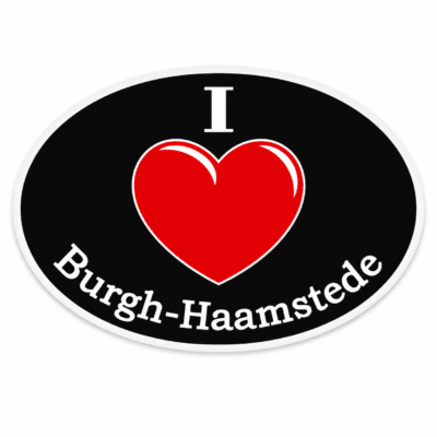 Sticker I Love Burgh-Haamstede