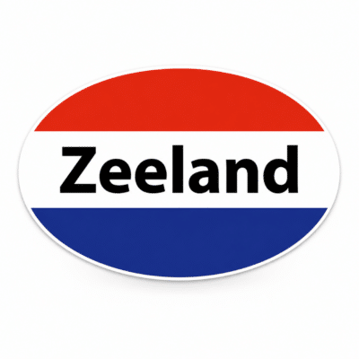 Sticker R-W-B Zeeland
