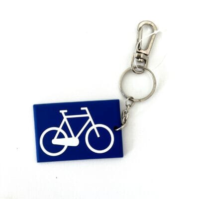Sleutelhanger Rubber fiets (uitverkoop)