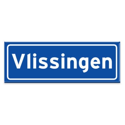 Magneet gemeentebord Vlissingen