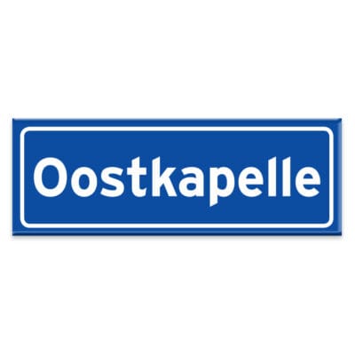 Magneet gemeentebord Oostkapelle