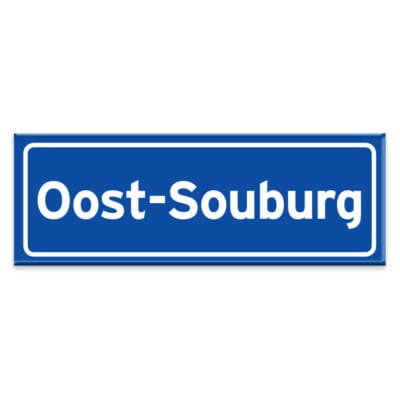 Magneet gemeentebord Oost-Souburg