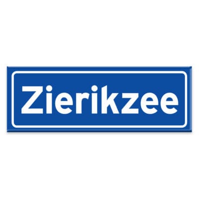 Magneet gemeentebord Zierikzee