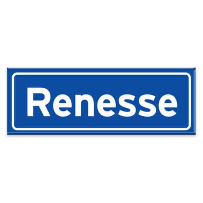 Magneet gemeentebord Renesse
