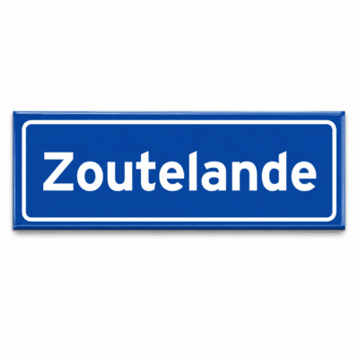 Magneet gemeentebord Zoutelande