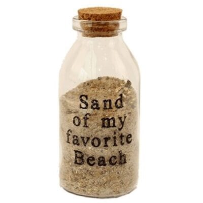 Flesje Sand of My Favorite Beach met krijtbordje
