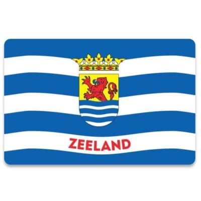 Placemat Zeeuwse vlag