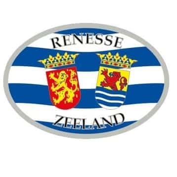Sticker Wapens Renesse en Zeeland