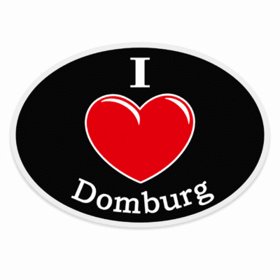 Sticker I Love Domburg
