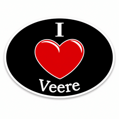 Sticker I Love Veere