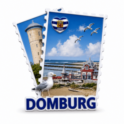 Postzegel Magneet Domburg