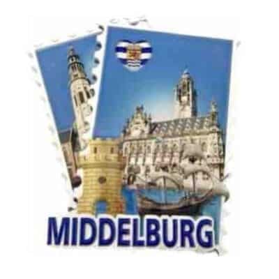 Postzegel Magneet Middelburg
