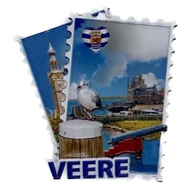 Postzegel Magneet Veere