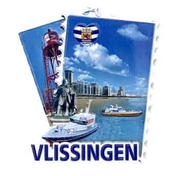 Postzegel Magneet Vlissingen