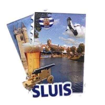 Postzegel magneet Sluis