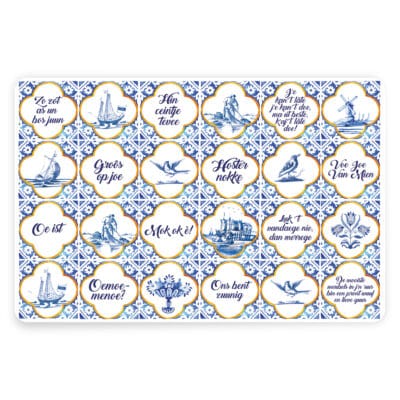 Placemat Zeeuwse Spreuken