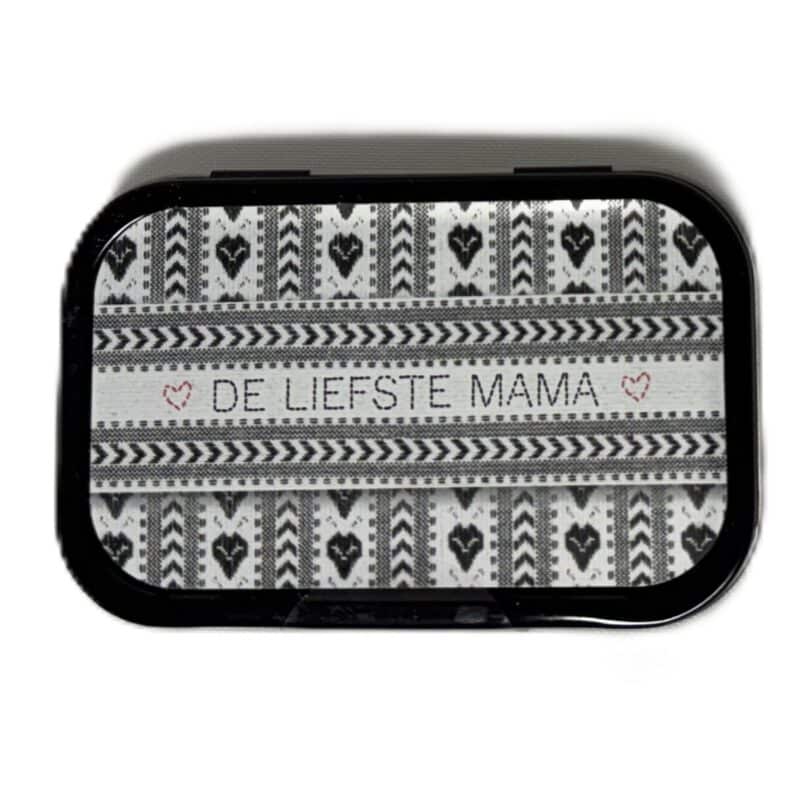 Blikje Liefste Mama - gevuld met snoepjes