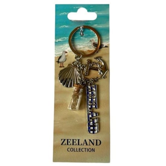 Sleutelhanger Bedels + zandflesje 1 Sleutelhanger Bedels + zandflesje