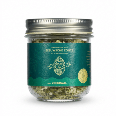 Zeeuwsche Zoute Glazen Pot Zeekraal