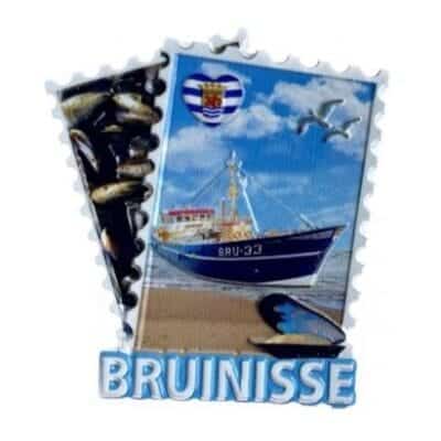 Postzegelmagneet Bruinisse