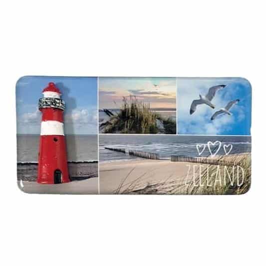 Epoxy magneet met 3D vuurtoren Westkapelle 1 Epoxy magneet met 3D vuurtoren Westkapelle