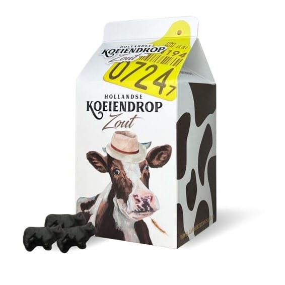 Koetjesdrop Melkpak ZOUT 1 Koetjesdrop Melkpak ZOUT