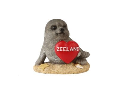 Zeehond met hartje Zeeland