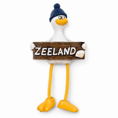 Komische Meeuw met touwpootjes