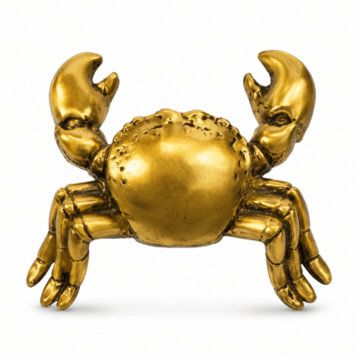Gouden decoratie Krab