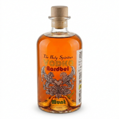 THS Vodka Organic Aardbei- Munt 43% 50 Cl.