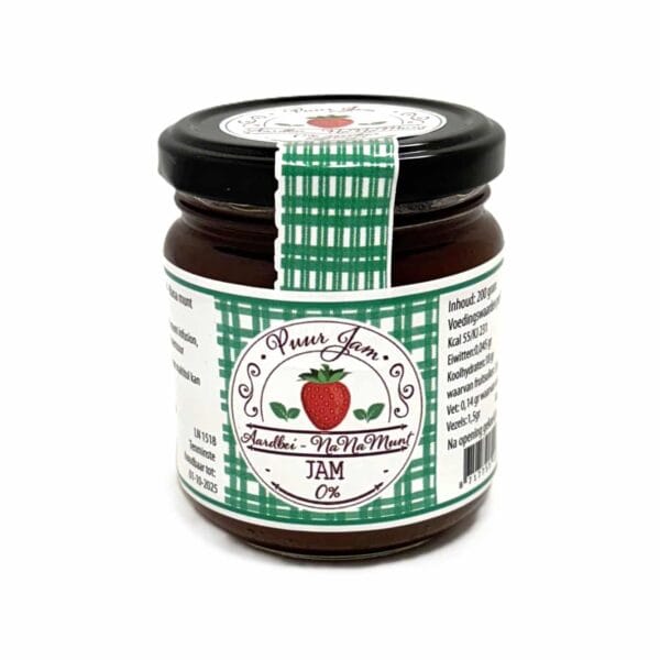 Jam 0% Aardbei - Na Na Munt