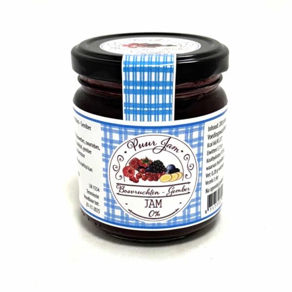 Jam 0% Bosvruchten - Gember