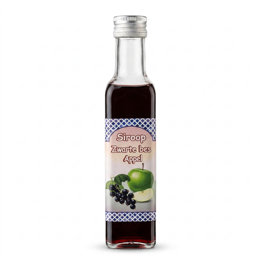 Zwarte Bes Appel Siroop