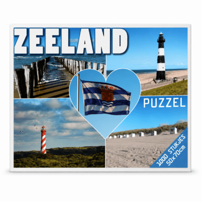 Puzzel Collage hartje Zeeland