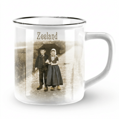 Retro beker Zeeuwse Klederdracht