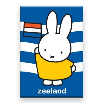 Magneet Nijntje met vlag