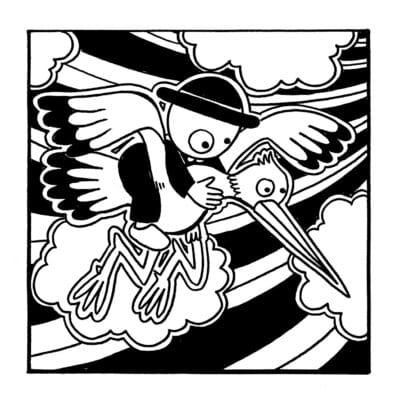 Ansichtkaart Leuntje & Merien 02