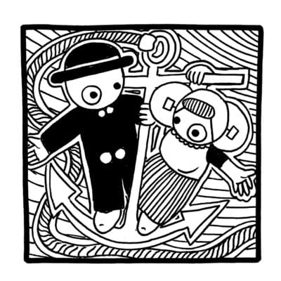 Ansichtkaart Leuntje & Merien 04