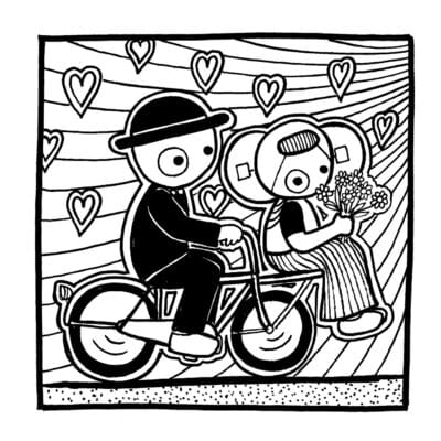 Ansichtkaart Leuntje & Merien 07