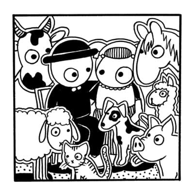 Ansichtkaart Leuntje & Merien 10