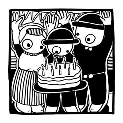 Ansichtkaart Leuntje & Merien 12