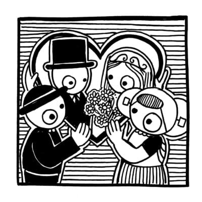 Ansichtkaart Leuntje & Merien 20