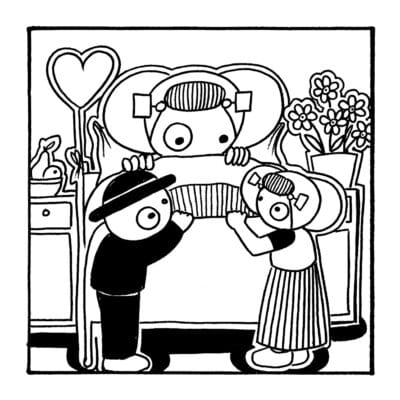 Ansichtkaart Leuntje & Merien 34