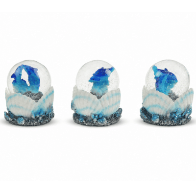 Glasbol Dolfijn 3 assorti.