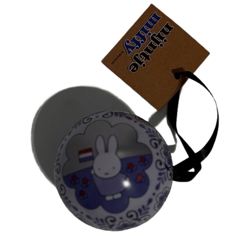 Nijntje Kerstbal Retro Blauw
