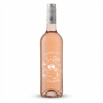 Rosé wijn "Groeten uit Zeeland"