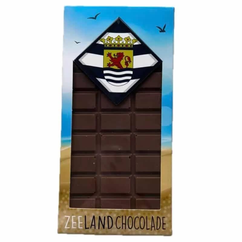 Zeeuwsche Chocoplak Puur met Zeezout 1 Zeeuwsche Chocoplak Puur met Zeezout