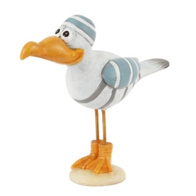 Meeuw Funny lichtblauw staand