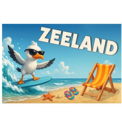 Magneet Surfmeeuw Zeeland