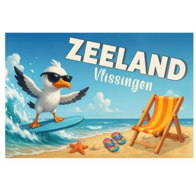 Magneet Surfmeeuw Vlissingen